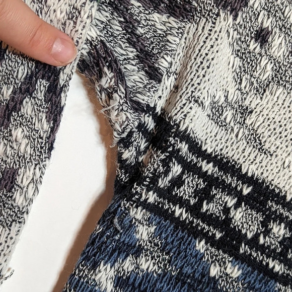 Vintage Madison Crew Neck Knit Zigzag Pattern Sweater Mens Large Unisex - Picture 8 of 8